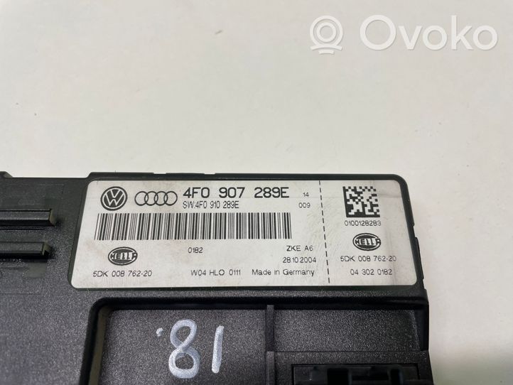 Audi A6 S6 C6 4F Sterownik / Moduł świateł LCM 4F0907289E