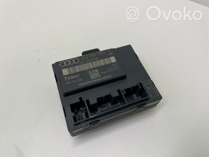 Audi A6 S6 C6 4F Durų elektronikos valdymo blokas 4F0959795F