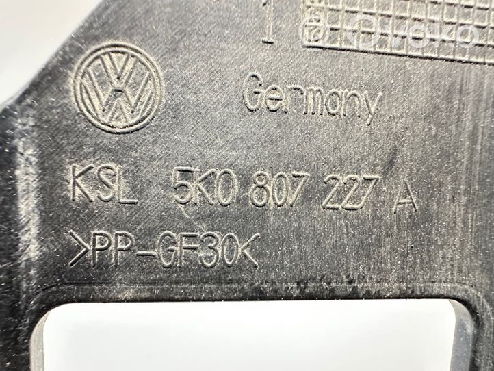 Volkswagen Golf VI Support phare frontale 5K0807227A