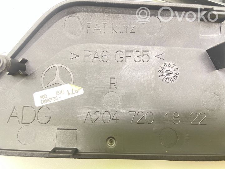 Mercedes-Benz C W204 Rivestimento del vano portaoggetti del cruscotto A2046800490