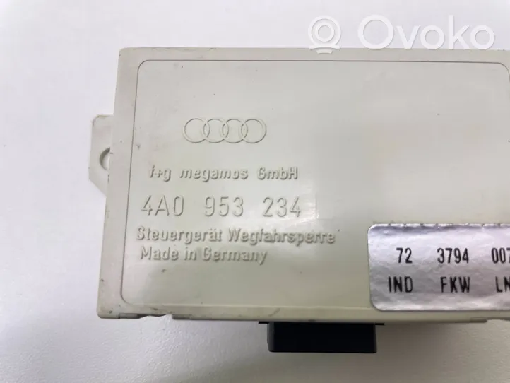 Audi A4 S4 B5 8D Moduł / Sterownik immobilizera 4A0953234