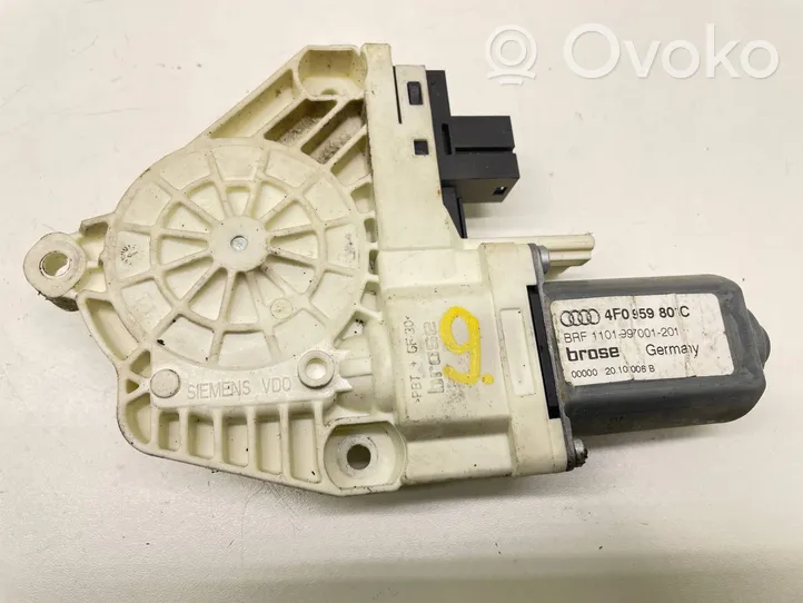 Audi A6 S6 C6 4F Moteur de lève-vitre de porte arrière 4F0959801C