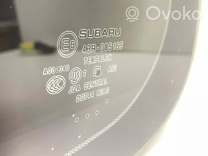Subaru Forester SH Finestrino/vetro retro 43R005165