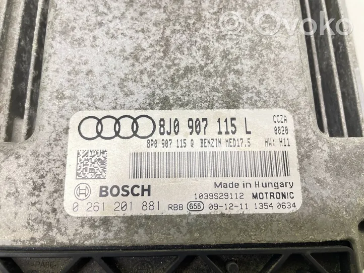 Audi TT TTS Mk2 Sterownik / Moduł ECU 8J0907115L