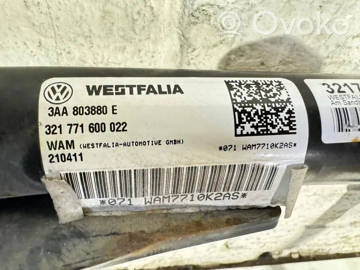 Volkswagen PASSAT B7 Hak holowniczy / Komplet 3AA803880E