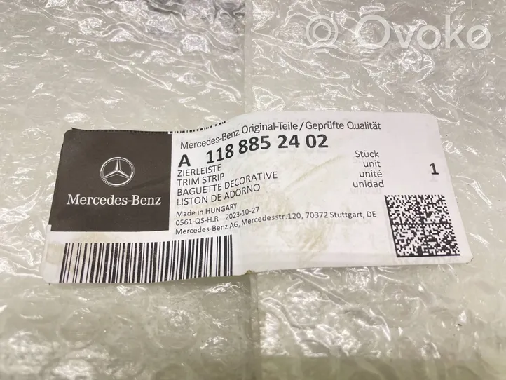 Mercedes-Benz CLA C118 X118 Modanatura della barra di rivestimento del paraurti anteriore A1188852402