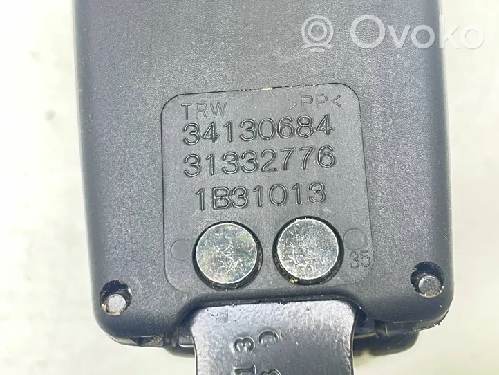 Volvo XC60 Klamra środkowego pasa bezpieczeństwa fotela tylnego 34130684