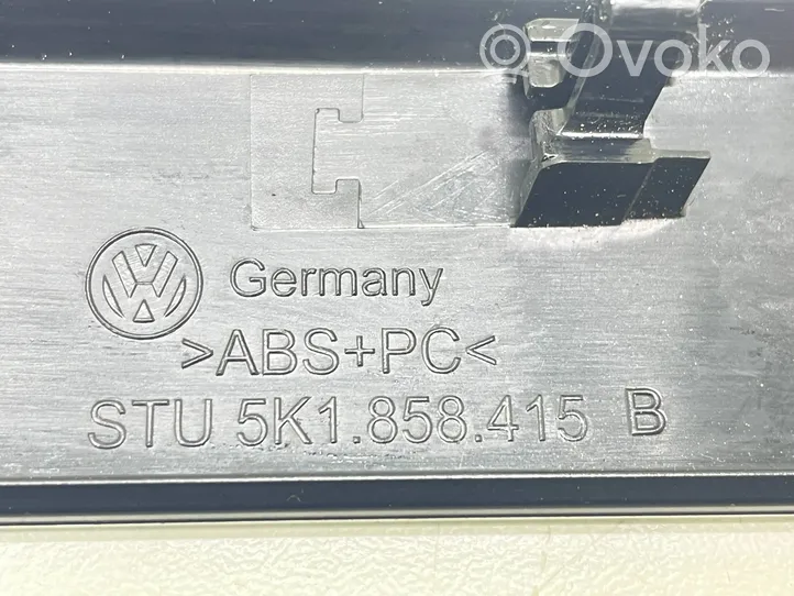 Volkswagen Golf VI Ramka schowka deski rozdzielczej 5K1858415B