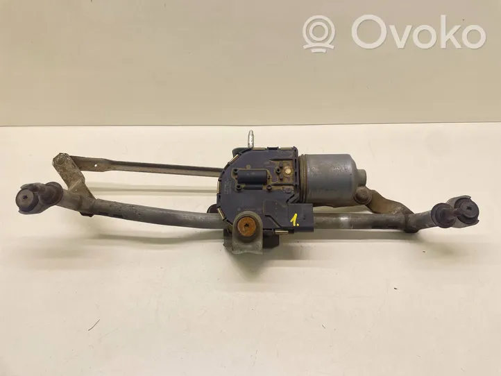 Volkswagen Caddy Mechanizm i silniczek wycieraczek szyby przedniej / czołowej 1T1955023A