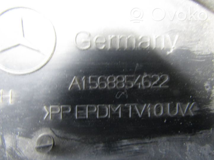 Mercedes-Benz GLA W156 Apdailinė priekinio bamperio juosta A1568854622