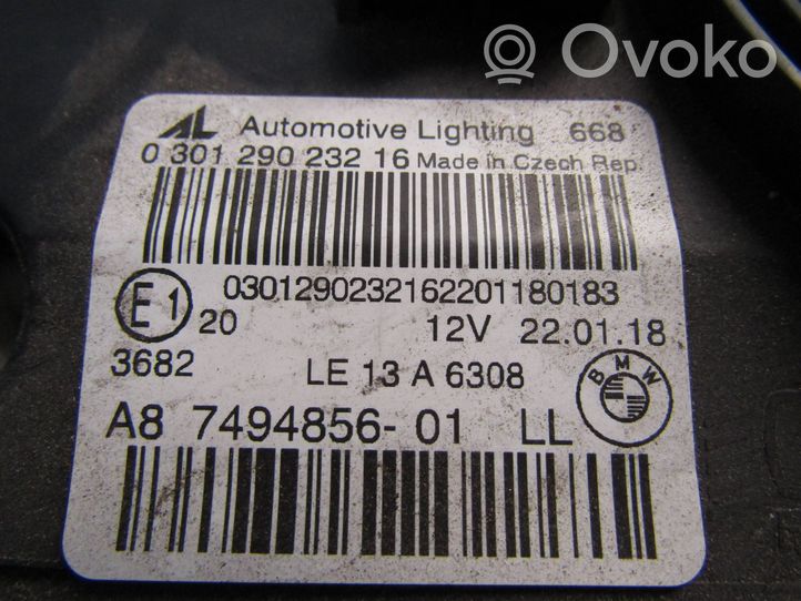 BMW 2 F45 Lampa przednia 7494856