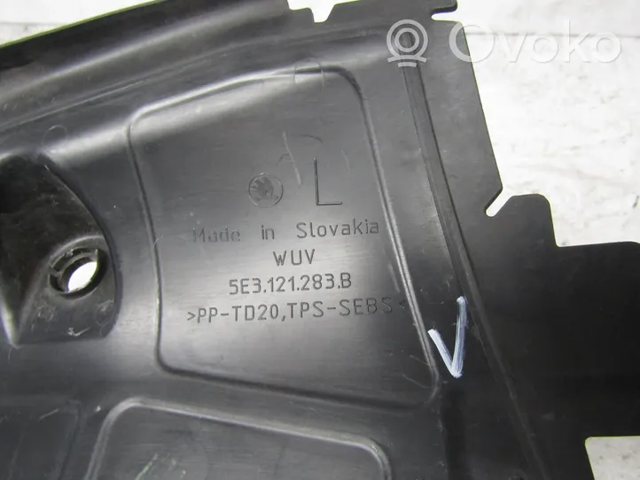 Skoda Octavia Mk4 Välijäähdyttimen ilmanohjauksen ilmakanava 5E3121283B