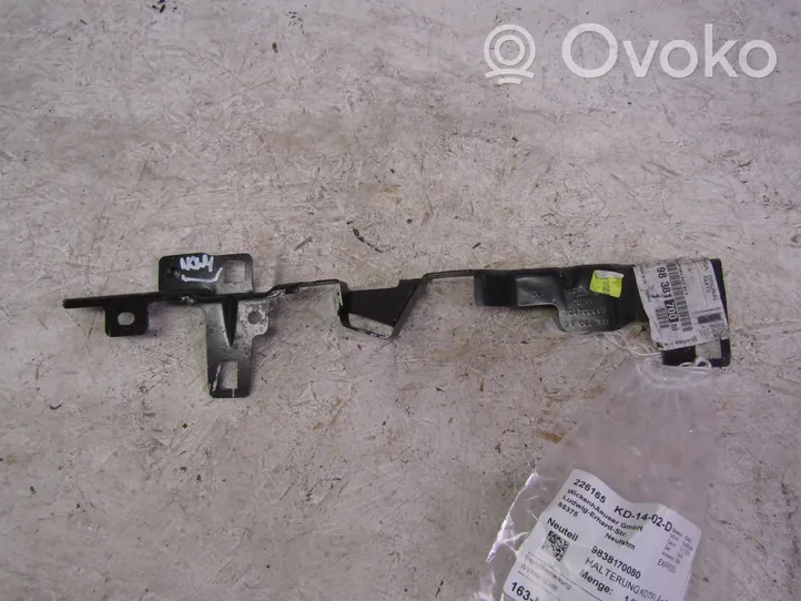 Opel Astra L Supporto di montaggio del parafango 9838170080