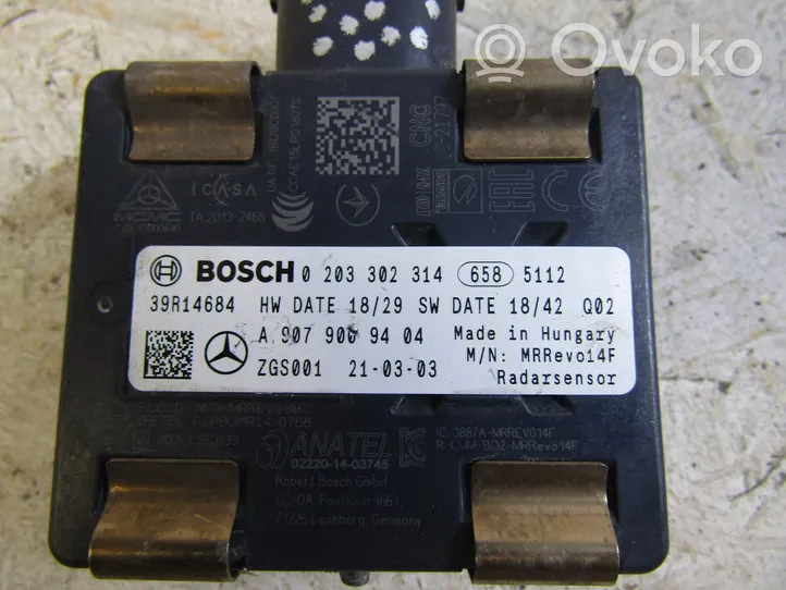 Mercedes-Benz Sprinter W907 W910 Sensore radar Distronic A9079009404