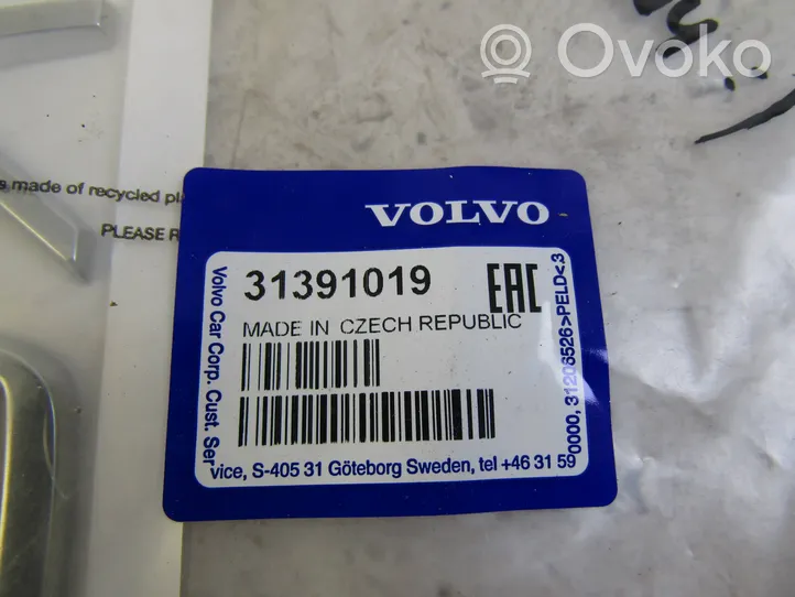 Volvo S90, V90 Valmistajan merkki/mallikirjaimet 31391019