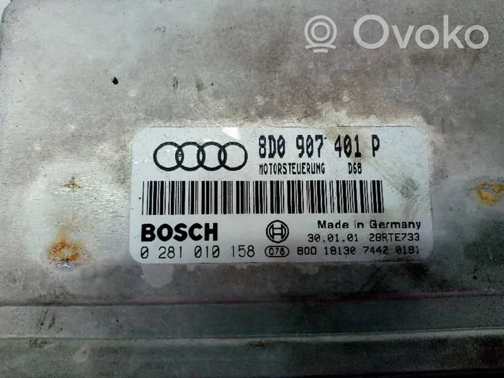 Audi A4 S4 B5 8D Centralina/modulo del motore 8D0907401P