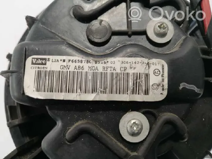 Citroen C3 Commande de chauffage et clim GMVA86MGA