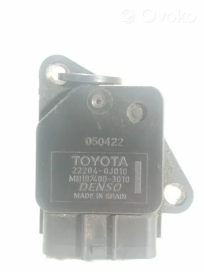 Toyota Avensis T250 Misuratore di portata d'aria 222040N010
