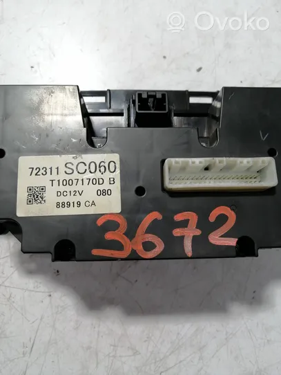 Subaru Forester SH Panel klimatyzacji 72311SC060