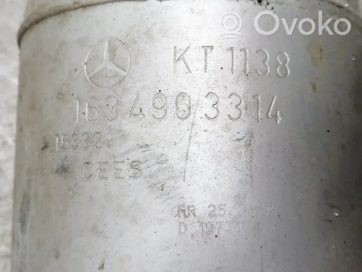 Mercedes-Benz ML W163 Filtro antiparticolato catalizzatore/FAP/DPF 