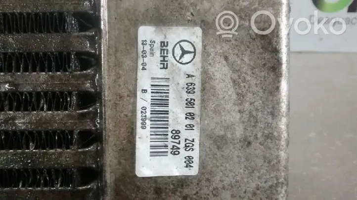 Mercedes-Benz Vito Viano W639 Intercooler radiator A6395010201