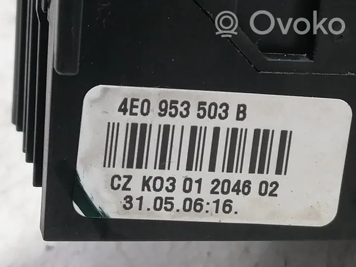 Audi A4 S4 B6 8E 8H Valytuvų rankenėlė 4E0953503B