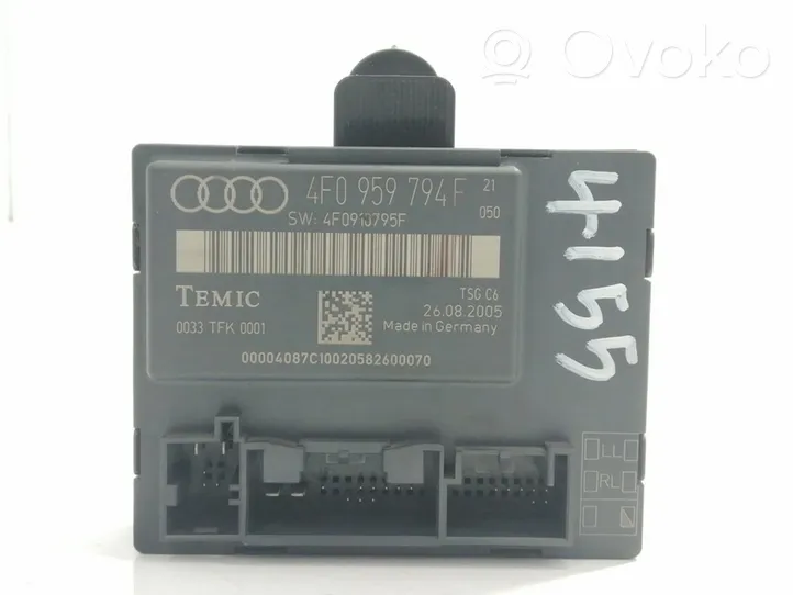 Audi A6 S6 C6 4F Altre centraline/moduli 4F0959794F