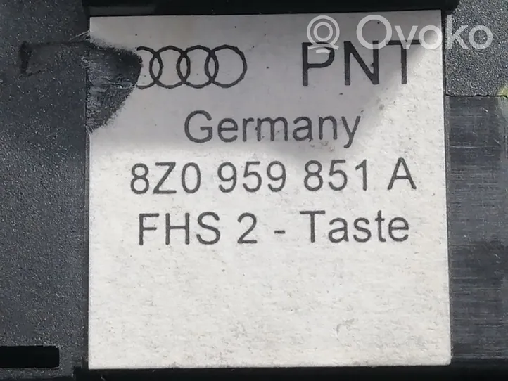 Audi A2 Interrupteur commade lève-vitre 8Z0959851A