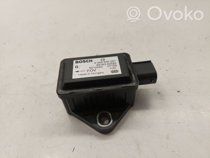 Toyota Corolla Verso AR10 ESP acceleration yaw rate sensor 