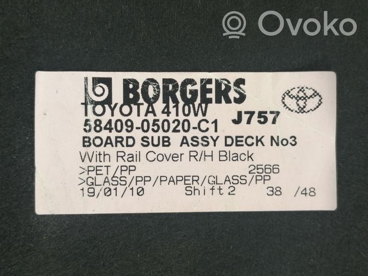 Toyota Avensis T270 Autres éléments garniture de coffre 