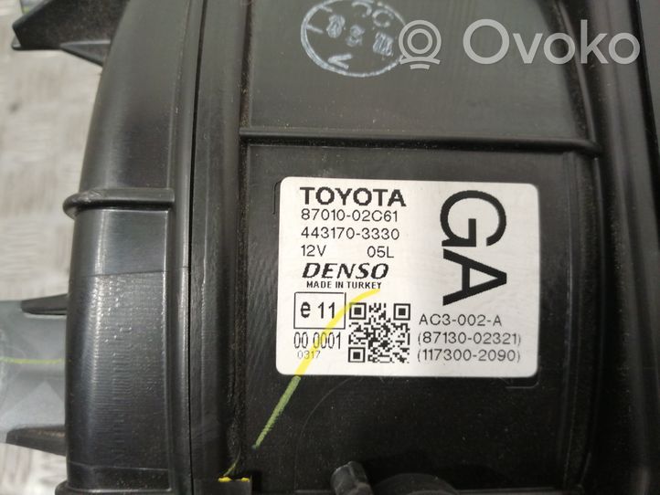 Toyota Verso Scatola climatizzatore riscaldamento abitacolo assemblata 