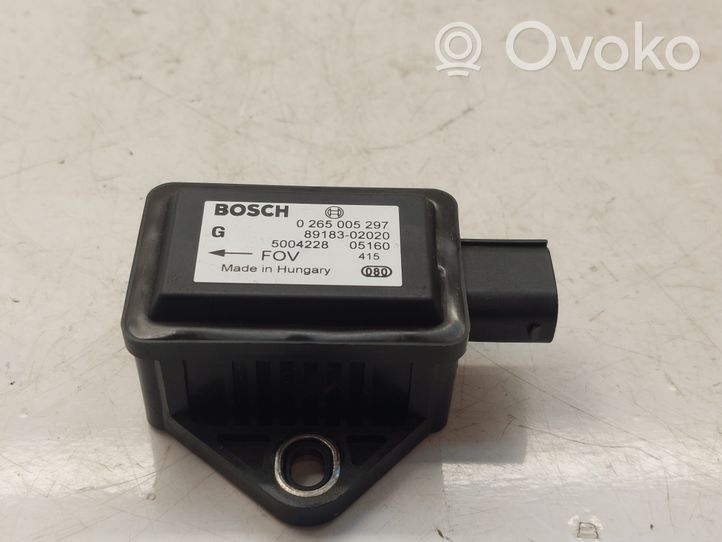 Toyota Corolla Verso AR10 Sensore di imbardata accelerazione ESP 0265005297