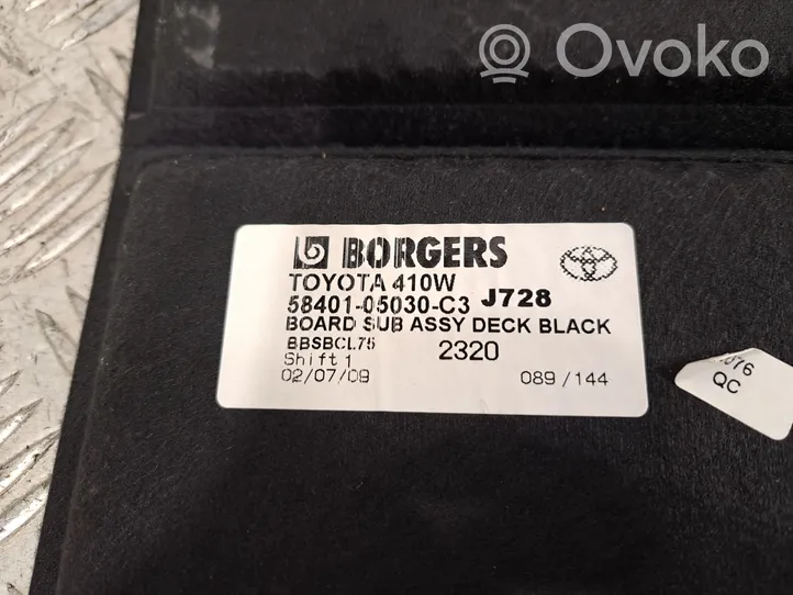 Toyota Avensis T270 Tapis de coffre 