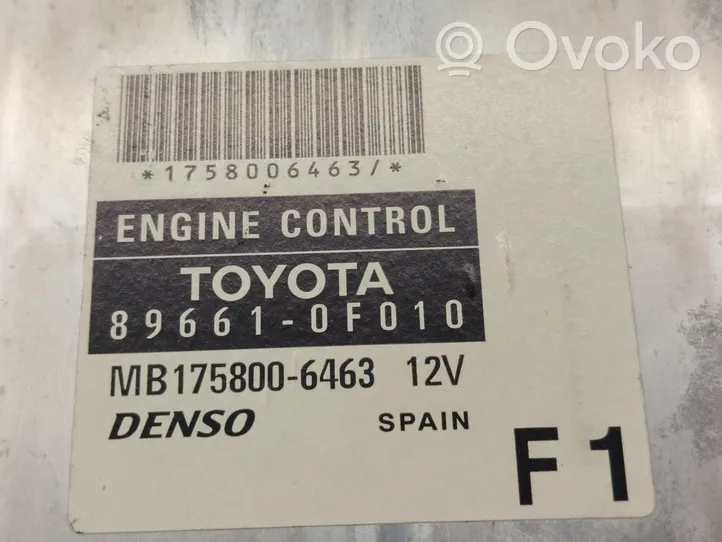 Toyota Corolla Verso AR10 Calculateur moteur ECU MB1758006463