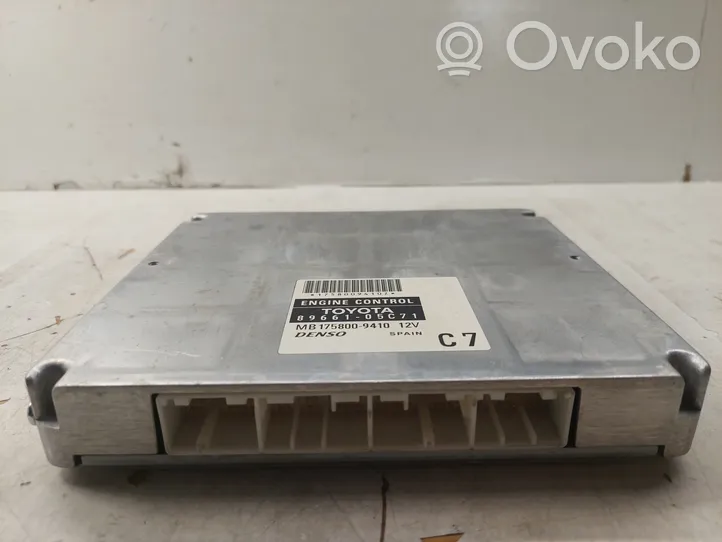 Toyota Avensis T250 Calculateur moteur ECU MB1758009410