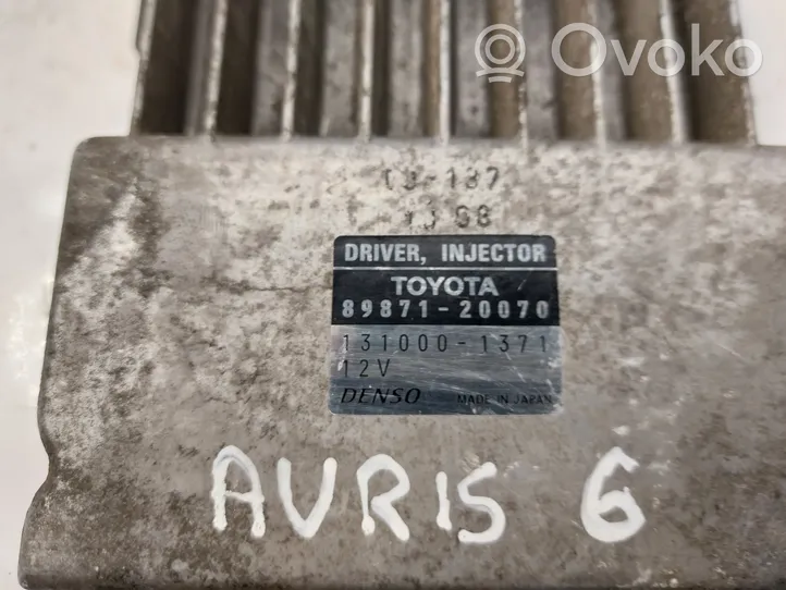 Toyota Auris 150 Sterownik / Moduł wtrysków 