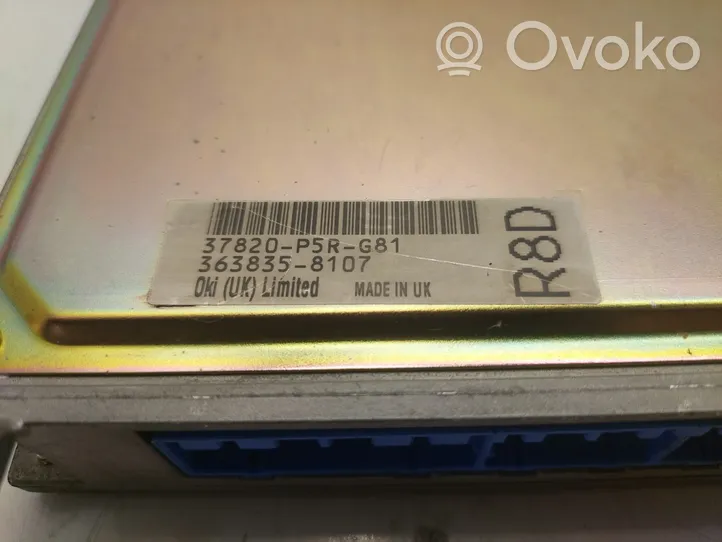 Honda Accord Komputer / Sterownik ECU i komplet kluczy 37820P5RG81