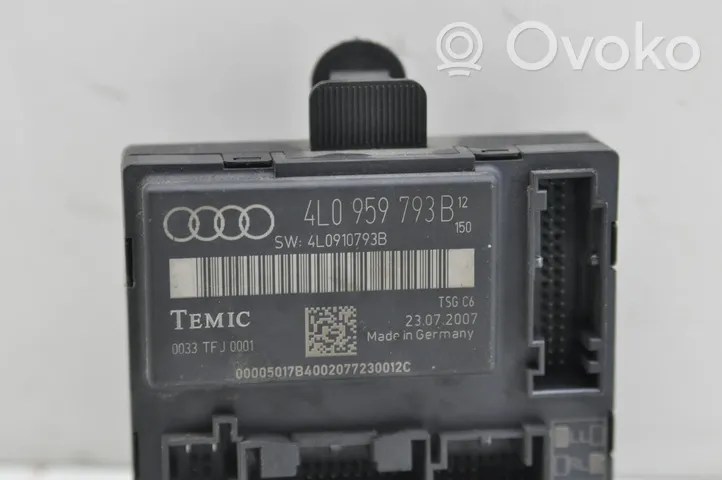 Audi Q7 4L Unité de commande module de porte 4L0959793B