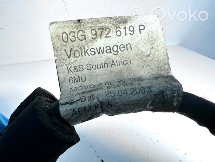 Volkswagen Golf V Cablaggio per l’installazione del motore 03G972619