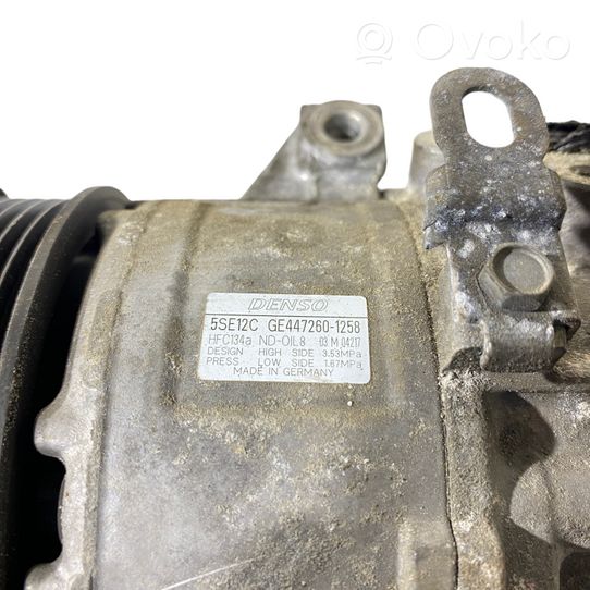 Toyota Verso Klimakompressor Pumpe 4472601258