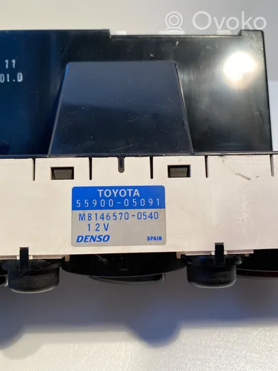 Toyota Avensis T220 Centralina del climatizzatore 5590005091