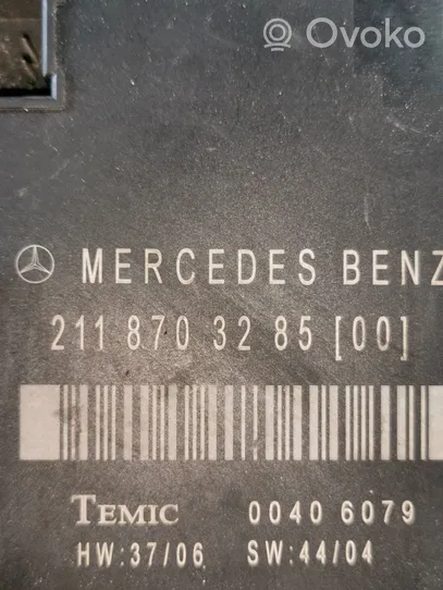 Mercedes-Benz E W211 Autres unités de commande / modules 2118703285