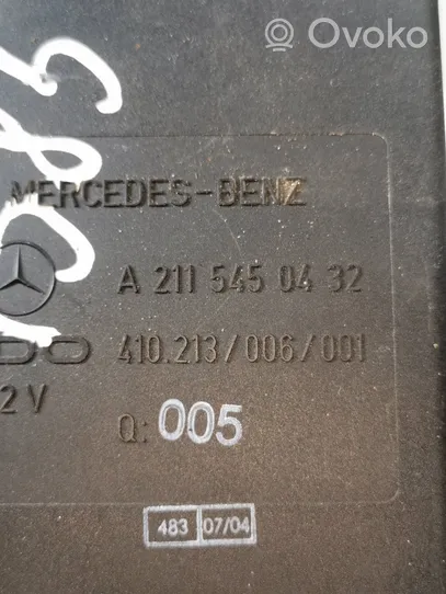 Mercedes-Benz E W211 Altre centraline/moduli A2115450432