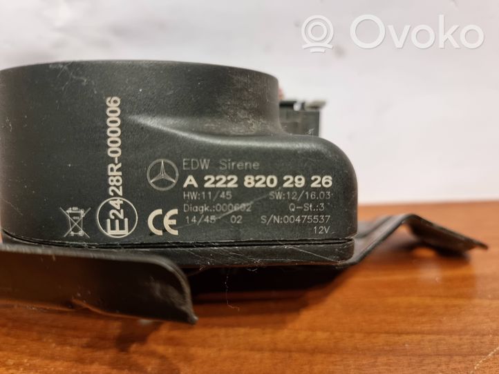 Mercedes-Benz GL X166 Allarme antifurto A2228202926
