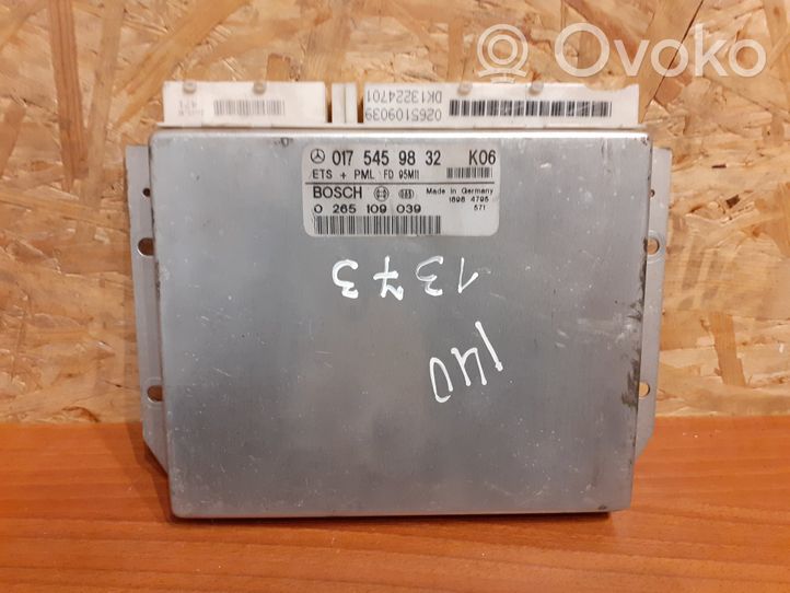 Mercedes-Benz S W140 Calculateur moteur ECU 0175459832