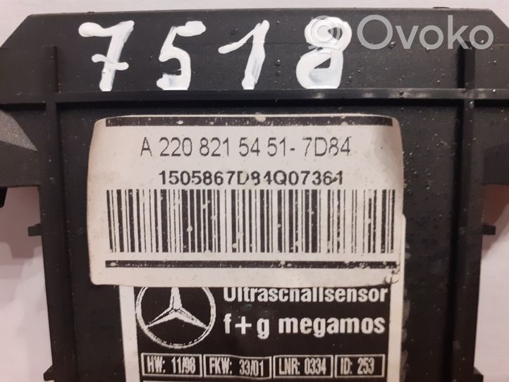 Mercedes-Benz S W220 Signalizācijas sensors A2208215451