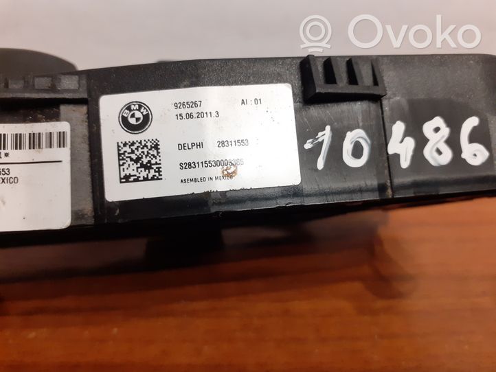 BMW X5 E70 Interruttore regolazione sedile 9265267