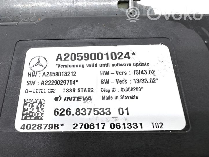 Mercedes-Benz C AMG W205 Moteur / actionneur A2059001024