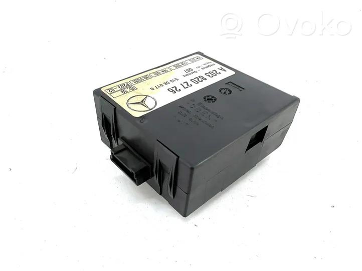 Mercedes-Benz S W220 Boîtier module alarme A2038202726