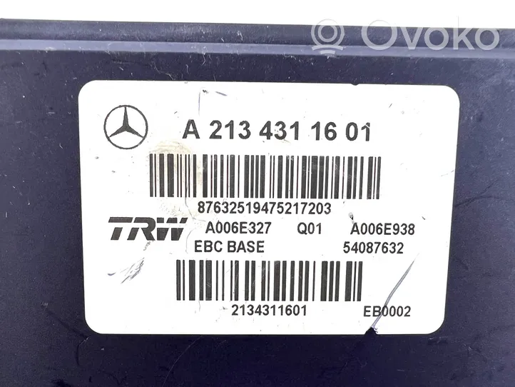 Mercedes-Benz E W213 ABS-pumppu A2134311601